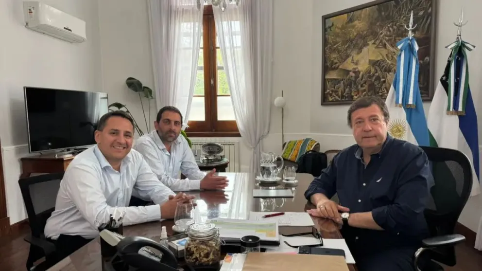 El Gobernador Alberto Weretilneck y el Intendente Duilio Minieri.Crédito: Gobierno de Río Negro