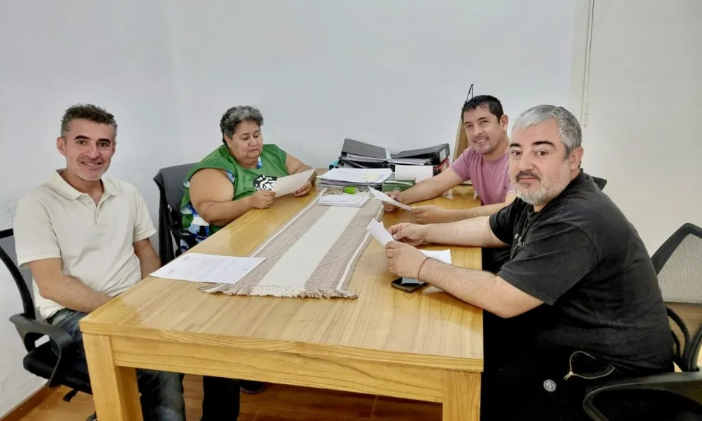 El encuentro entre ATE y el intendente Diego Agüero 