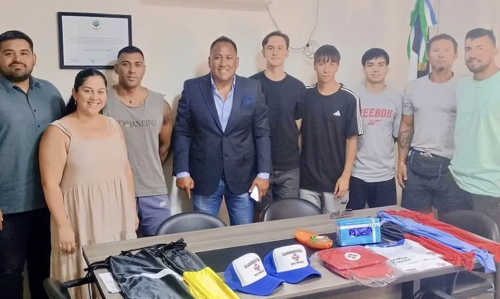 El equipo listo para empezar 