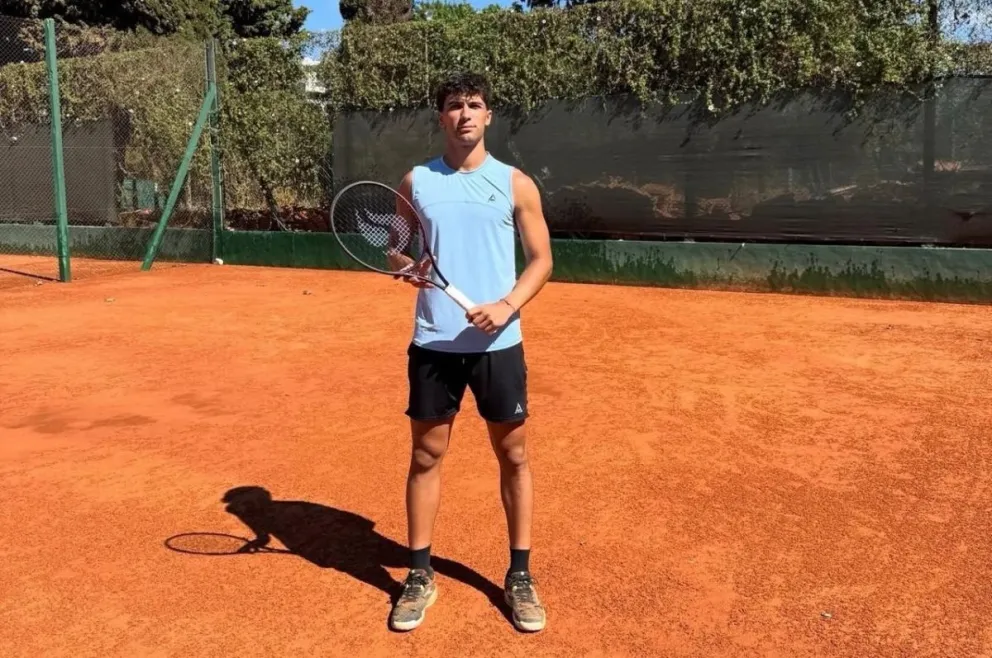 Ezequiel Fagotti, tenista cipoleño de 24 años, construye su carrera profesional con esfuerzo, disciplina y el objetivo de llegar al circuito internacional.