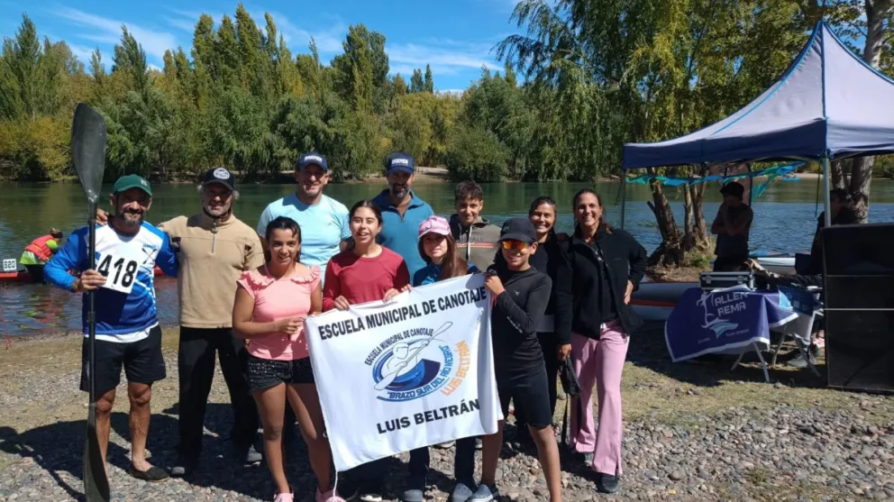 La delegación regional volvió a sumar podios y buenas actuaciones en una nueva fecha del Provincial de Canotaje disputada en Allen