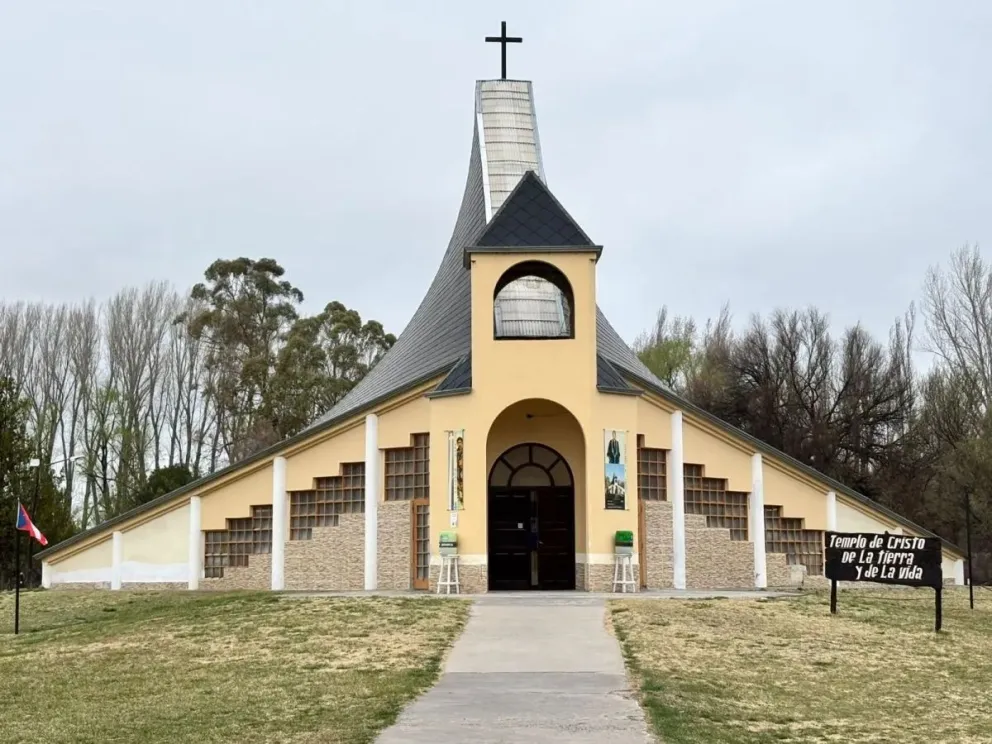 Parroquia de Chimpay. Foto: Archivo 7 en Punto. 