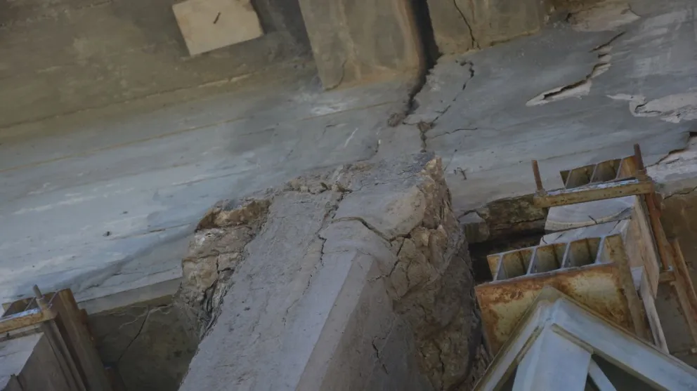 El grave deterioro representa un gran riesgo para quienes lo utilizan dia a dia. Crédito: Gobierno de Río Negro
 