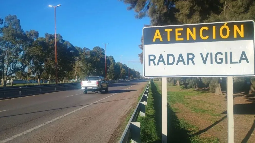 El valor de las multas por infracciones captadas por los distintos radares en Río Negro.