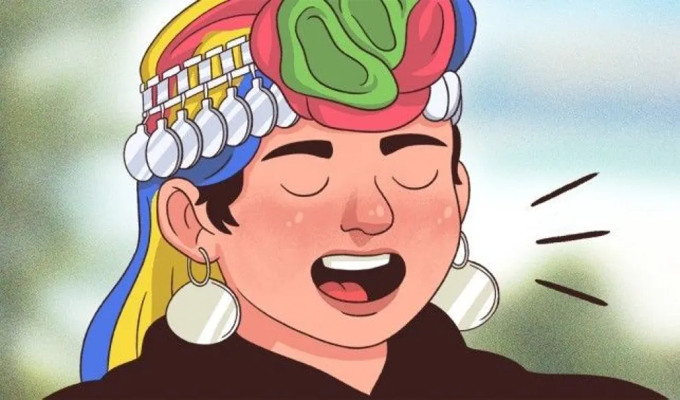 El taller busca acercar la lengua y cultura mapuche a la comunidad de Lamarque.