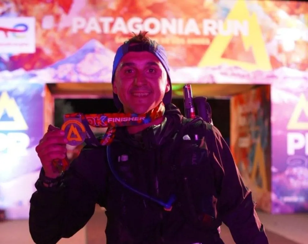 Juan Di Lernia completó los 70K del Patagonia Run, una de las carreras más exigentes del trail en Argentina.