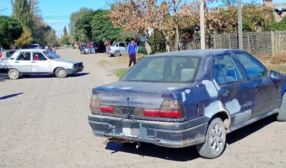 El accidente ocurrió en la intersección de Urquiza y 25 de Mayo durante la tarde del sábado.