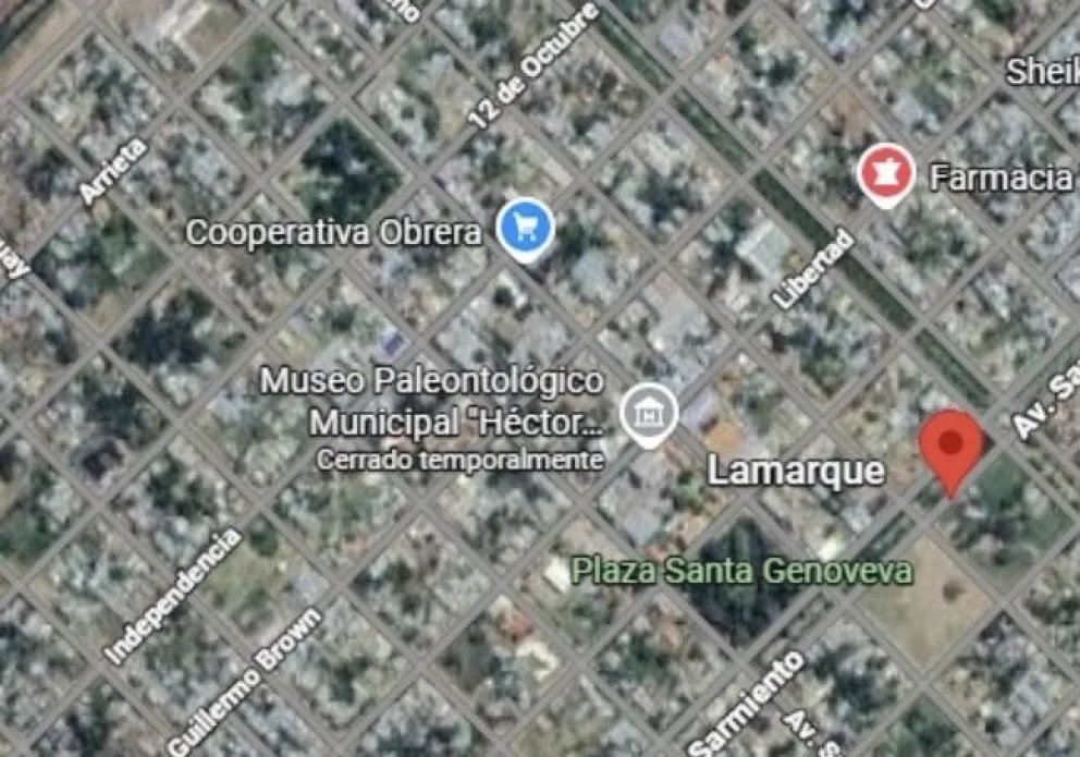 Imagen del momento de la detención del presunto autor del hecho. Foto: archivo.  