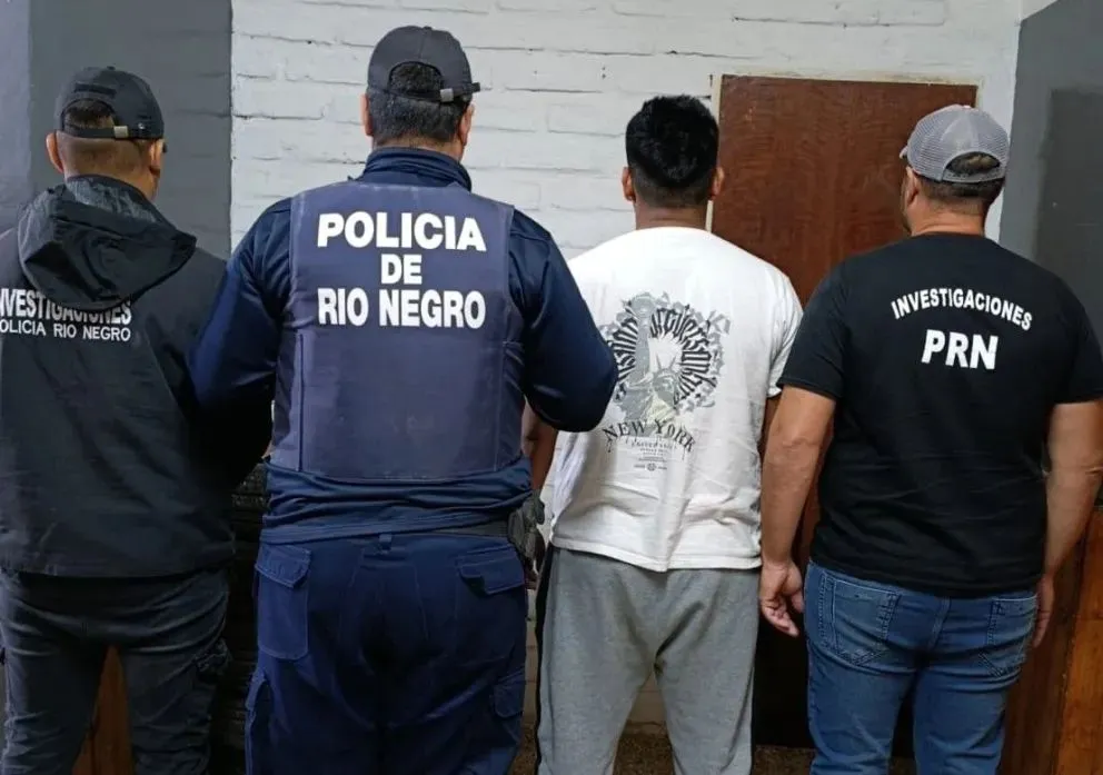Imagen del momento de la detención del presunto autor del hecho. Foto: archivo.  