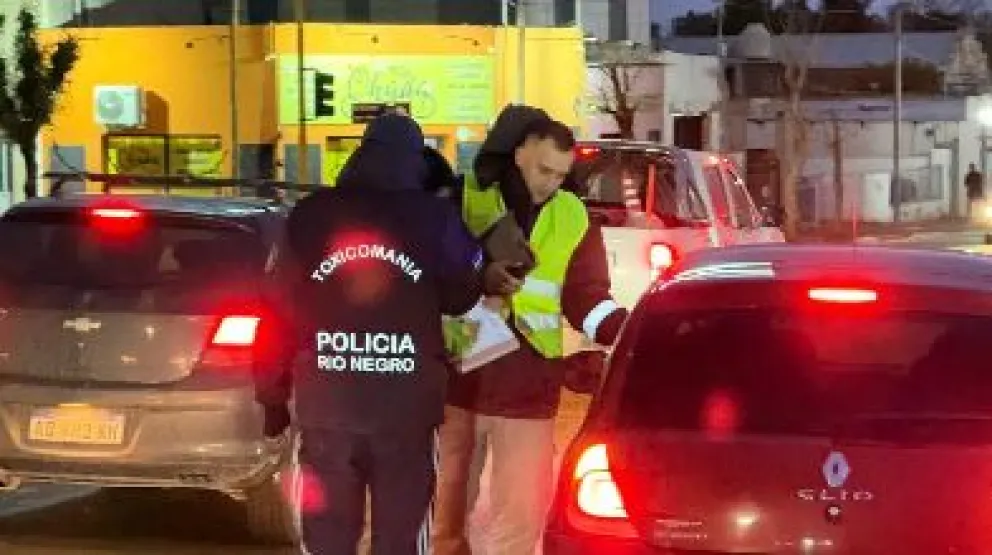 Exitoso operativo preventivo en las calles de Choele ChoelCrédito: Gobierno de Río Negro