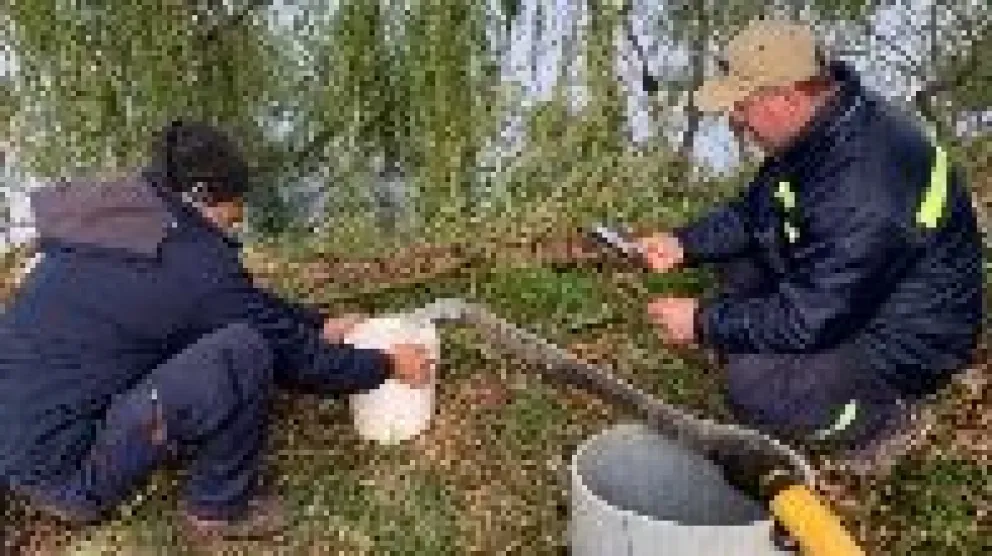 ARSA finalizó la ejecución de dos nuevas perforaciones Crédito: Gobierno de Río Negro