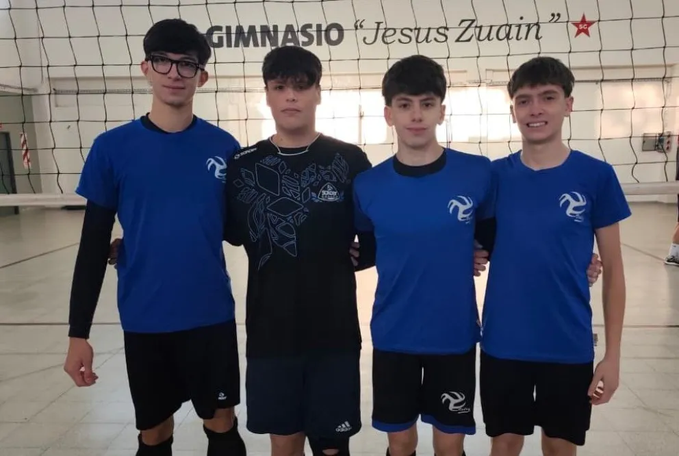 Deportistas de Luis Beltrán integran la delegación de Río Negro en atletismo y vóley durante una nueva edición de los Juegos EPADE. Fotos: Municipio Luis Beltrán.