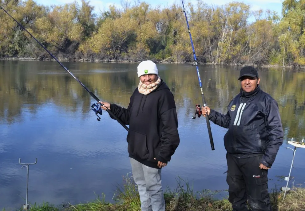 El Concurso de Pesca se desarrollará este domingo en el balneario municipal de Lamarque en el marco de los festejos por el aniversario de la localidad. Foto: archivo,