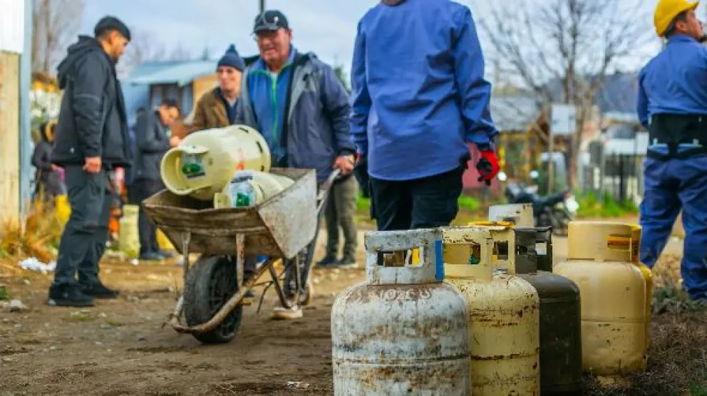 Río Negro sostiene su acompañamiento con hogares en los meses más frios del año.Crédito: Gobierno de Río Negro