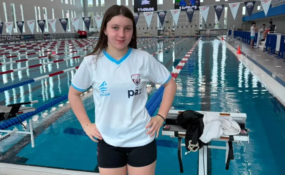 Paulina Ramello representará a la Argentina y al Club Sportsman de Choele Choel en el torneo "Sectional Southern Zone" que se disputará en Florida, Estados Unidos. Foto: Club Sportsman.