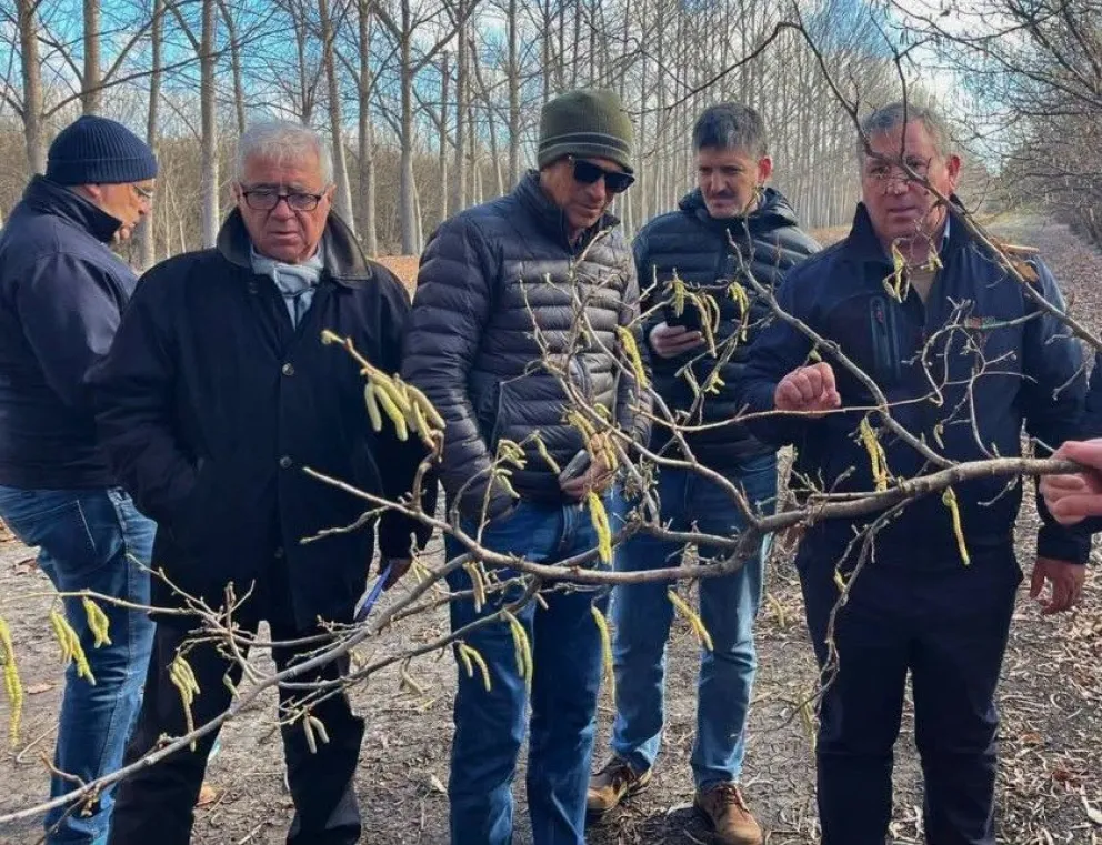 La misión internacional permitió compartir experiencias sobre riego eficiente, innovación tecnológica y adaptación al cambio climático. Foto: Gobierno Río Negro.