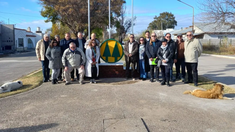 El acto por el Día del Cooperativismo se realizará este sábado a las 10:30 en el Monumento al Cooperativismo de Luis Beltrán, con participación de autoridades, cooperativistas y vecinos. Foto: gentileza.