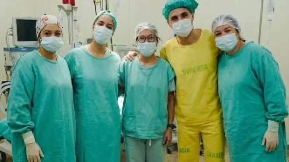 Primera cirugía ginecológica de alta complejidad en el Hospital de Choele ChoelCrédito: Gobierno de Río Negro