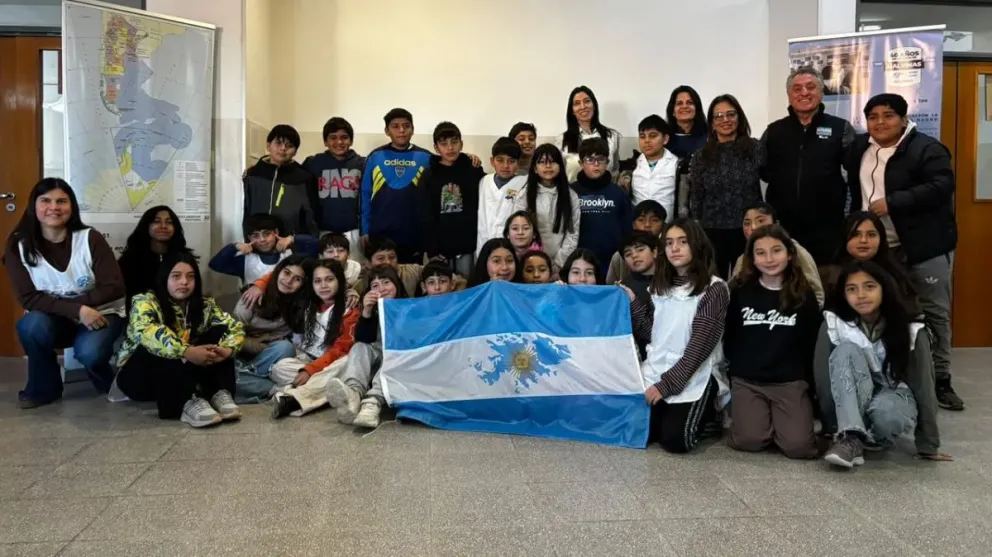 Escuelas de Río Colorado participan de propuestas y proyectos sobre la Causa Malvinas.
Crédito: Gobierno de Río Negro