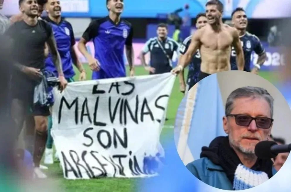 Rubén Pablos, director de Veteranos de Guerra de Malvinas de Río Negro sostuvo que el gesto de los futbolistas fue mucho más que una celebración deportiva. Foto gentileza