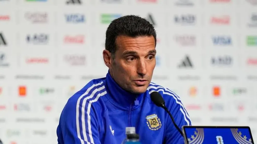 La palabra del entrenador argentino en conferencia de prensa en la previa a la gran final del Mundial 2026  Foto: AFA.