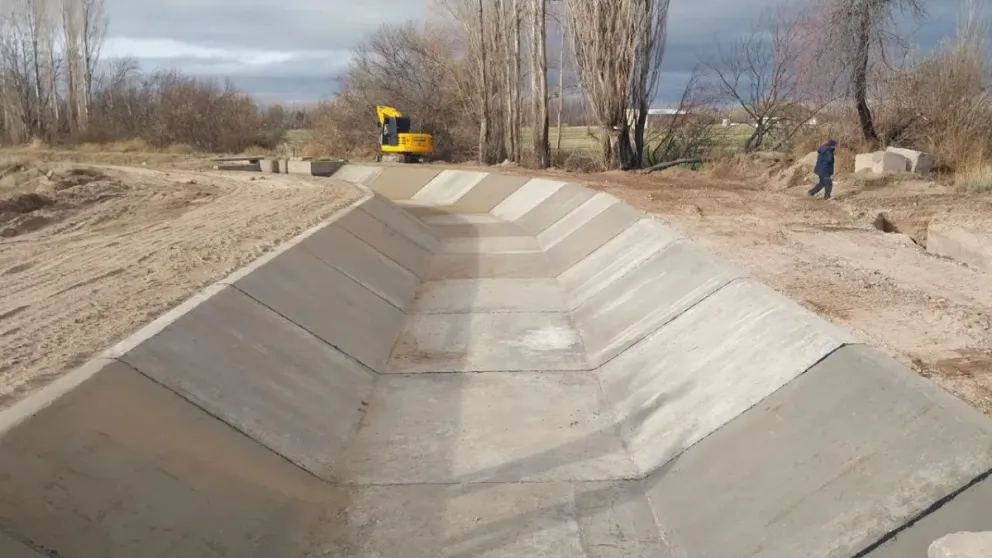 Valle Medio: finalizaron obras en canales de Lamarque y Luis Beltrán
Crédito: Gobierno de Río Negro