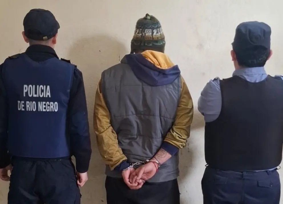 El procedimiento fue realizado por personal de la Comisaría 11° de Río Colorado durante una recorrida preventiva en la localidad. Foto: gentileza.