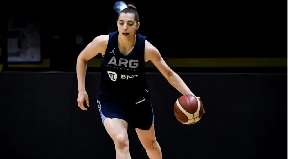 La riocoloradense Sol Castro integrará el plantel de la Selección Argentina femenina que disputará el Clasificatorio Sudamericano de básquet en Zárate. Foto: gentileza.