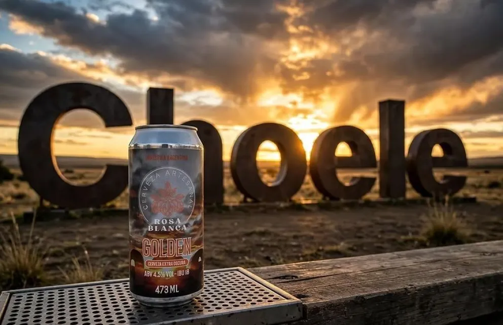 Cerveza Artesanal Rosa Blanca, emprendimiento de Choele Choel, avanzó a la instancia final del Concurso Emprendedores Río Negro y viajará este miércoles a General Roca. Foto: gentileza.