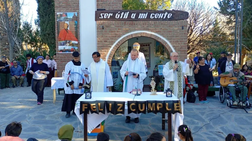 Chimpay se prepara para recibir a miles de peregrinos durante la 56° Peregrinación a Ceferino Namuncurá, que se desarrollará del 26 al 30 de agosto. Foto: gentileza.