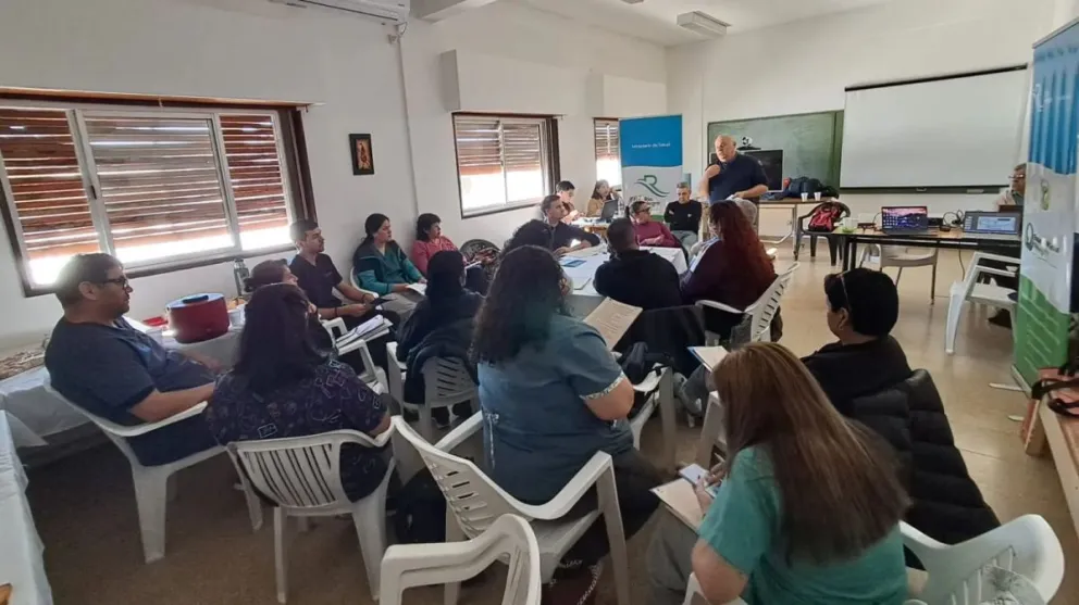 Encuentro zonal en el Hospital de Choele Choel.
Crédito: Gobierno de Rio Negro