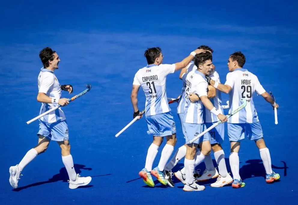Argentina se quedó con la medalla de bronce en el Mundial de Hockey. Foto: gentileza.