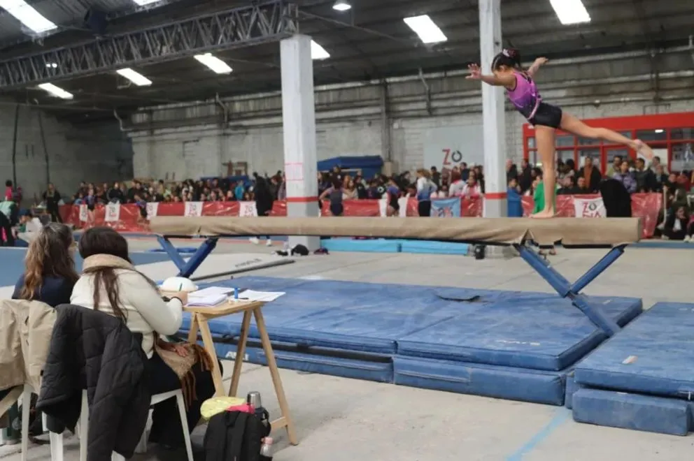 Más de 500 gimnastas de 22 instituciones rionegrinas participarán durante el fin de semana del Torneo Provincial de Gimnasia Artística en Río Colorado. Foto: archivo.