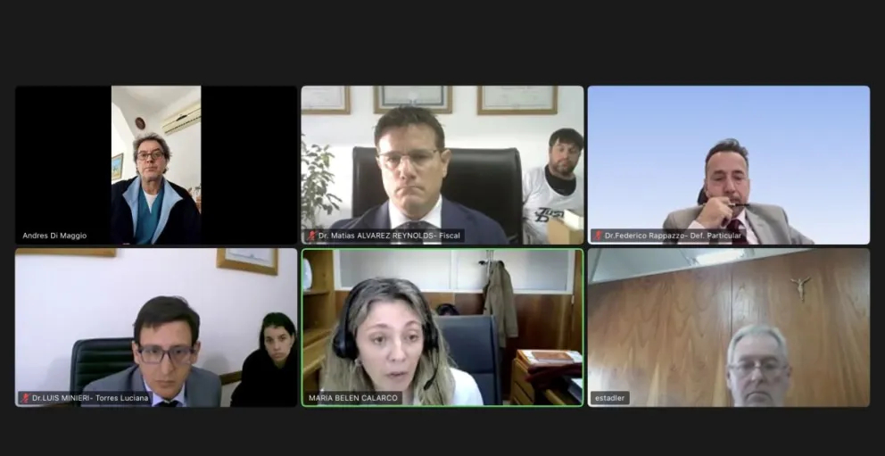 La audiencia se llevó a cabo mediante la plataforma Zoom. Foto: captura 7 en Punto. 