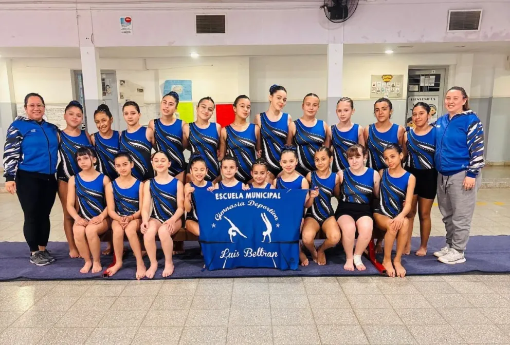 Las representantes de la Escuela Municipal de Gimnasia Artística de Luis Beltrán tuvieron destacadas actuaciones y consiguieron importantes resultados en el 2° Provincial. Foto: gentileza.