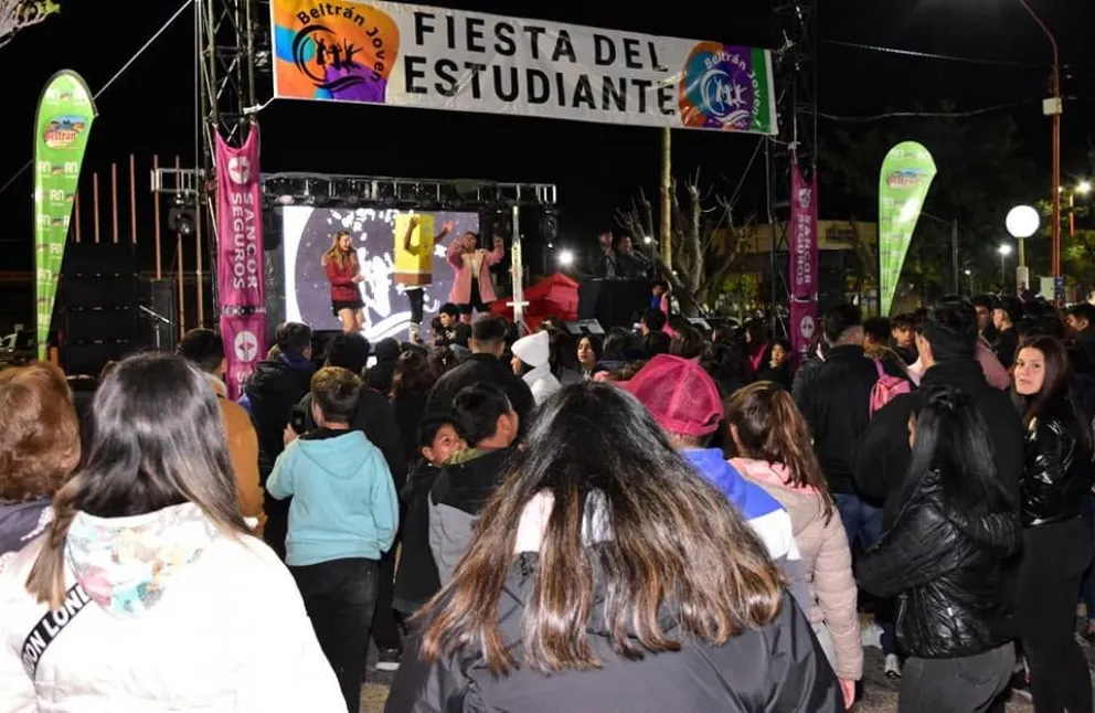 La Fiesta del Estudiante reunirá este sábado a jóvenes y familias con actividades desde las 15 horas en Luis Beltrán. Foto: archivo.