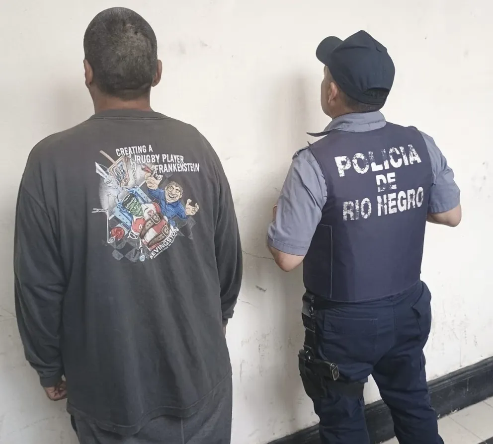El procedimiento se concretó este miércoles por la mañana en Choele Choel y el hombre quedó a disposición del Ministerio Público Fiscal. Foto: gentileza.