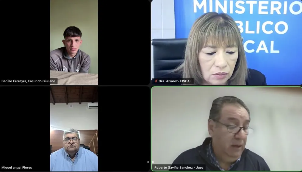 La audiencia se llevó a cabo mediante la plataforma Zoom. Foto: captura 7 en Punto. 
