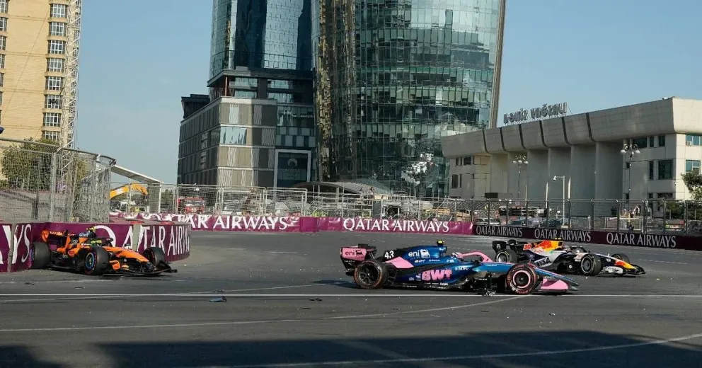 El piloto argentino Franco Colapinto quedó afuera del Gran Premio de Azerbaiyán.