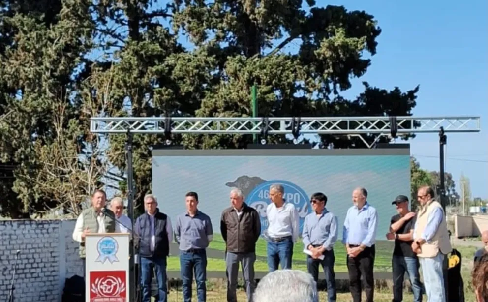 Alberto Weretilneck participó de la 46.ª Exposición Rural de Choele Choel y planteó los desafíos productivos de Río Negro para los próximos años. Foto: gentileza.