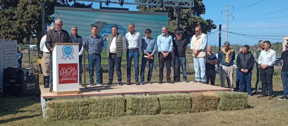 Juan Segatori destacó la participación de instituciones, productores y vecinos durante la 46ª Exposición Rural y remarcó el objetivo de seguir integrando a la Sociedad Rural con toda la comunidad del Valle Medio. Foto: gentileza.
