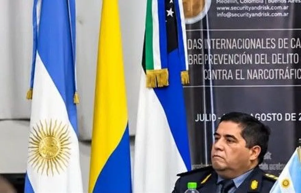 Especialistas de la Policía Nacional de Colombia brindarán capacitaciones durante octubre en Bariloche, Viedma y Cipolletti, con participación de distintas fuerzas de seguridad. Foto: gentileza.