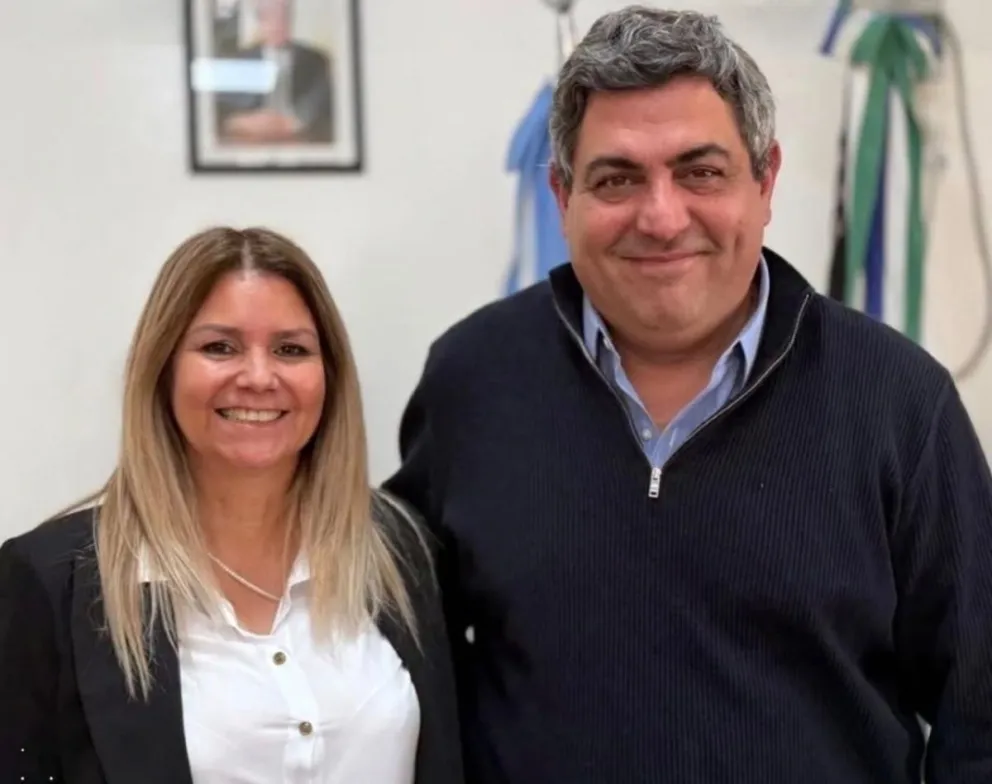 Mirian Romero fue puesta en funciones como nueva directora del Hospital de Choele Choel por el ministro de Salud de Río Negro, Demetrio Thalasselis. Foto: gentileza.