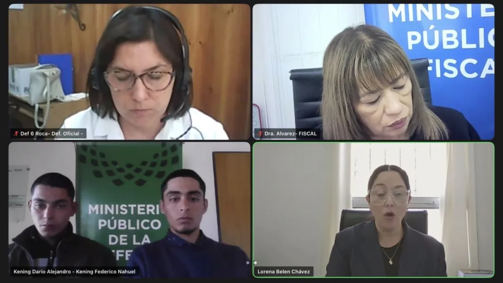 Los dos imputados decidieron no prestar declaración. Foto: captura 7 en Punto. 
