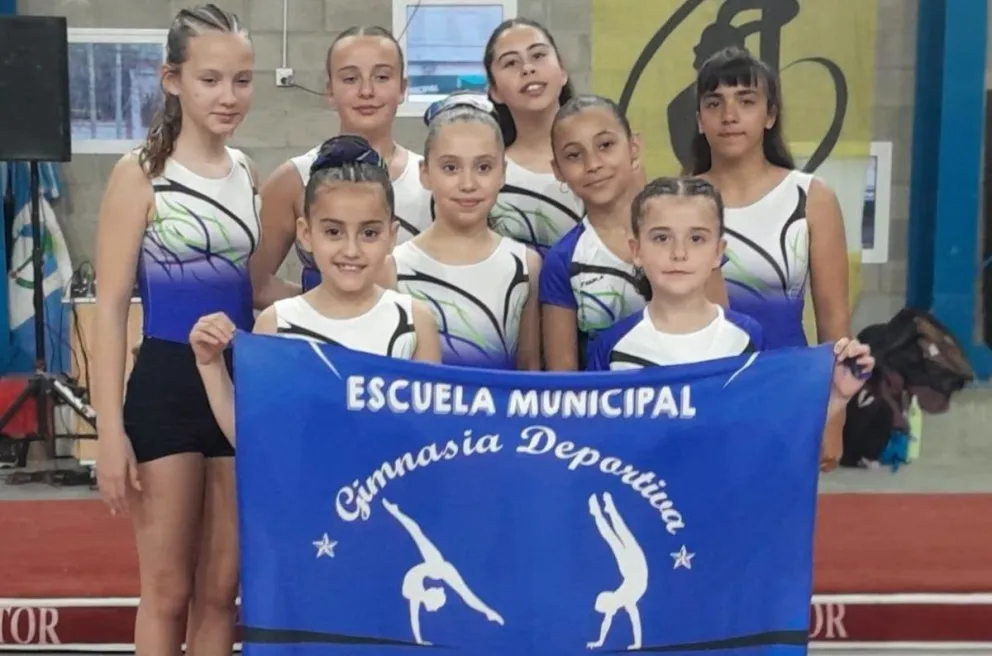 Las gimnastas de la Escuela Municipal de Luis Beltrán consiguieron destacados resultados individuales y por equipos en el Torneo Regional Federativo. Foto: gentileza.