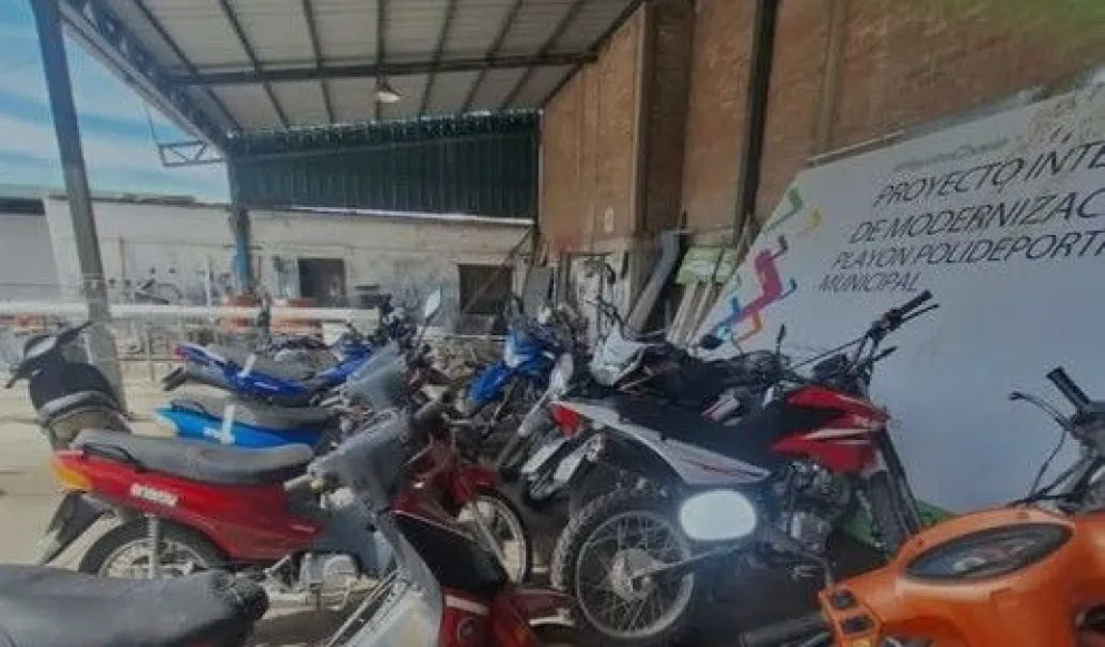 Los controles realizados durante el fin de semana terminaron con motocicletas retenidas por distintas irregularidades. Foto: gentileza.