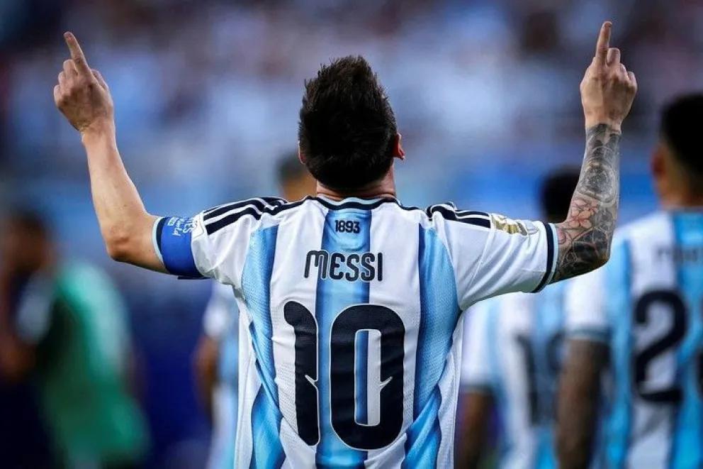 Lionel Messi jugará este martes ante Benín su partido número 208 y el último con la camiseta de la Selección argentina. Foto: web.