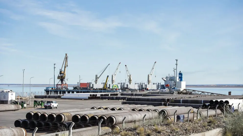 El Puerto de San Antonio Este vuelve a ser escenario de un hecho histórico
Crédito: Gobierno de Río Negro