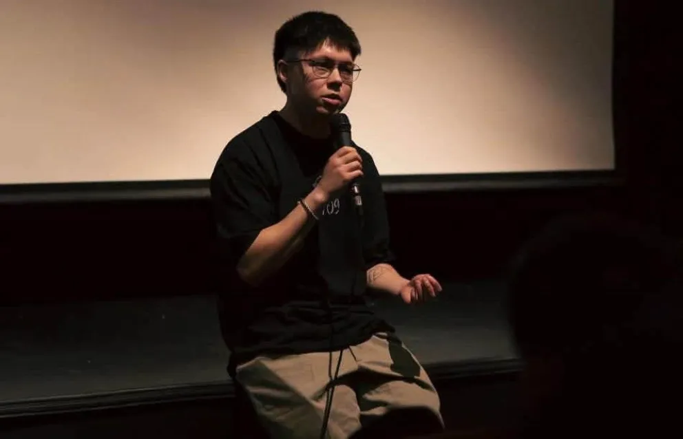 El realizador lamarqueño Franco Pichiman fue distinguido en el Festival Audiovisual Bariloche por su documental “Volviendo a Ceferino”, una producción que contó con el acompañamiento del municipio de Lamarque. Foto: gentileza.