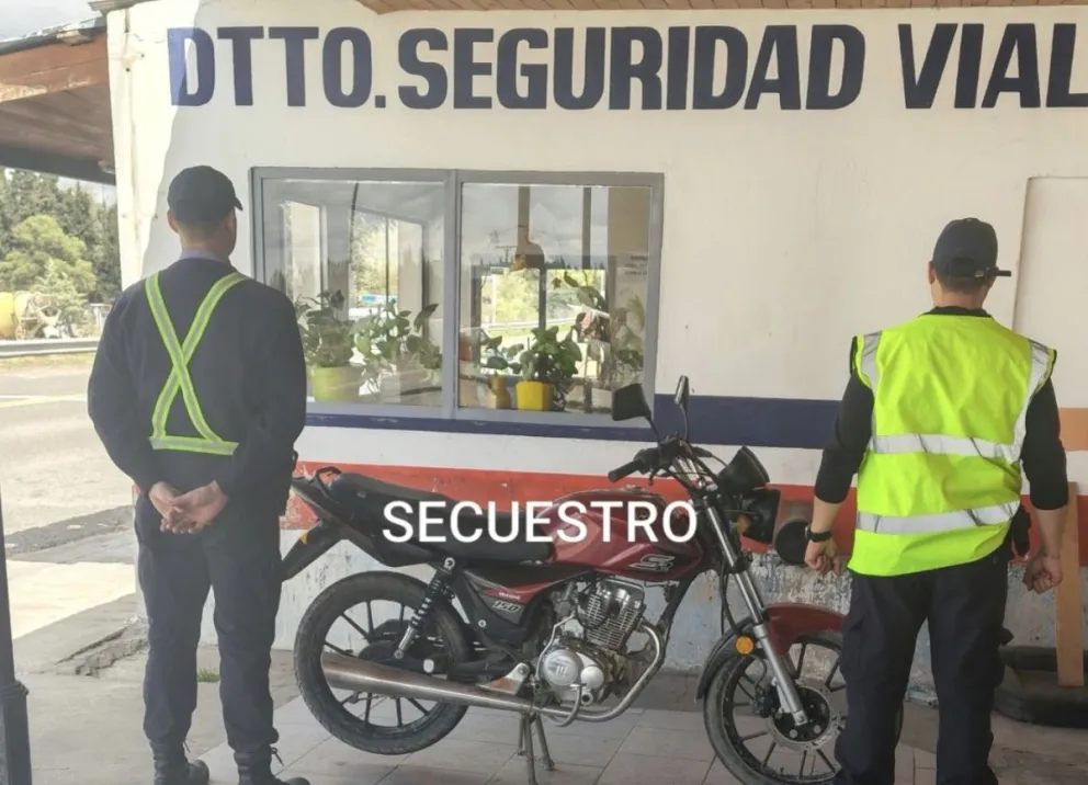 El procedimiento se realizó en el control vehicular del Destacamento de Tránsito de Pomona.